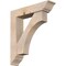 Ekena Millwork Westlake Traditional Smooth Bracket w/ Offset Brace, Douglas Fir, 7 1/2"W x 34"D x 38"H BKT0806X34X38WTL01SDF - alternate 1